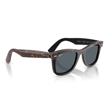 Ray-Ban Sunglasses RB2240 1441R5 Wayfarer Brown On Black Blue Unisex 4