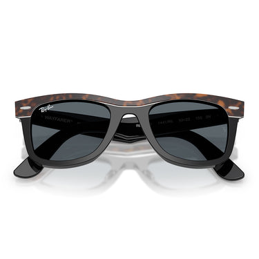 Ray-Ban Sunglasses RB2240 1441R5 Wayfarer Brown On Black Blue Unisex 5