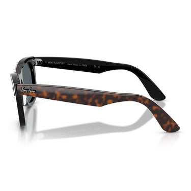 Ray-Ban Sunglasses RB2240 1441R5 Wayfarer Brown On Black Blue Unisex 2