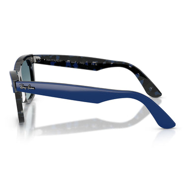 Ray-Ban Occhiali da Sole RB2240 14453M Wayfarer Blu Su Marrone Blu Sfumato Unisex 4