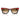 Ray-Ban Occhiali da Sole RB2240 955/51 Wayfarer Rosso Su Nero/Marrone Sfumato Trasparente Unisex
