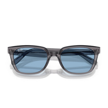 Ray-Ban Occhiali da Sole RB2243D 139972 Grigio Trasparente Azzurro Unisex 5