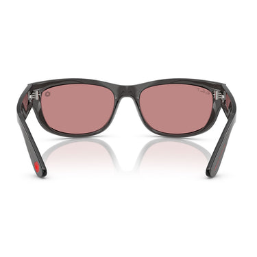 Ray-Ban Occhiali da Sole RB2289 14543E Mega Balorama x Star Wars Nero Trasparente Rosa Unisex Polarizzati 4