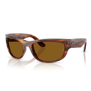 Ray-Ban Occhiali da Sole RB2289 954 33 Mega Balorama Marrone Striato Marrone B-15 Unisex  2
