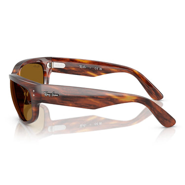 Ray-Ban Occhiali da Sole RB2289 954 33 Mega Balorama Marrone Striato Marrone B-15 Unisex  3