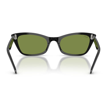 Ray-Ban Occhiali da Sole RB2299 901 4E Lady Burbank Nero Verde Unisex 4