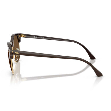 Ray-Ban Occhiali da Sole RB3016 687853 Clubmaster Marrone Oro/Marrone Scuro Unisex 2
