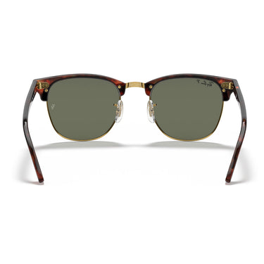 Ray-Ban Occhiali da Sole RB3016 990/58 Clubmaster Tartarugato/Verde G-15 Unisex Polarizzati