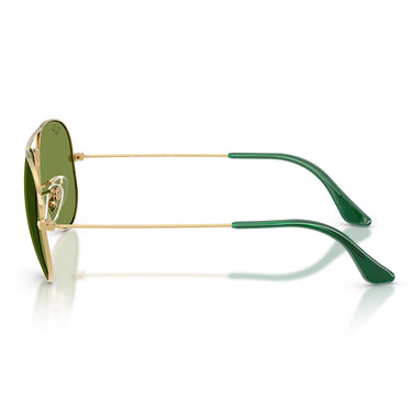 Ray-Ban Occhiali da Sole RB3025 001/4E Aviator Oro Arista/Verde Unisex 2