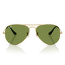 Ray-Ban Lunettes de Soleil RB3025 001/4E Aviator Or Arista/Vert Unisexe