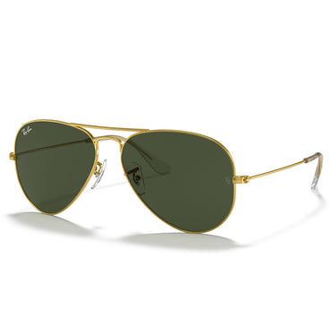 Ray-Ban Sonnenbrille RB3025 001 Aviator Gold-Grün G-15 Unisex 1