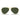 Ray-Ban Occhiali da Sole RB3025 001 Aviator Oro-Verde G-15 Unisex