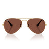 Ray-Ban Lunettes de Soleil RB3025 001/C5 Aviator Or Arista/Rouge Unisexe