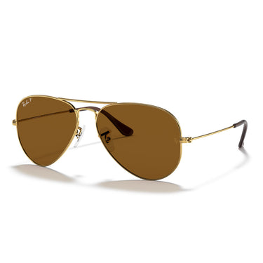 Ray-Ban Gafas de Sol RB3025 001/57 Aviator Gradient Oro/Marrone Unisex Polarizzati 2