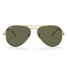Ray-Ban Gafas de Sol RB3025 001/58 Aviator Gradient Oro/Verde G-15 Unisex Polarizadas