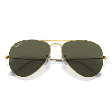 Ray-Ban Gafas de Sol RB3025 001/58 Aviator Gradient Oro/Verde G-15 Unisex Polarizadas 6