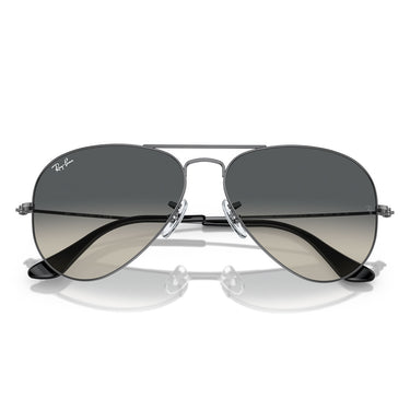 Ray-Ban Occhiali da Sole RB3025 004/71 Aviator Gradient Gunmetal/Grigio Sfumato Unisex 5