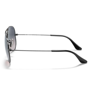 Ray-Ban Sonnenbrille RB3025 004-78 Aviator Canna Di Fucile-Grau Verlauf Unisex Polarisiert 2