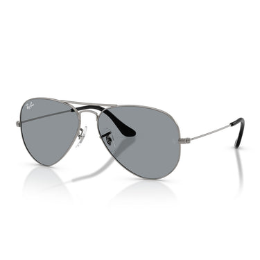 Ray-Ban Occhiali da Sole RB3025 004 R5 Aviator Gunmetal Grigio Unisex  2