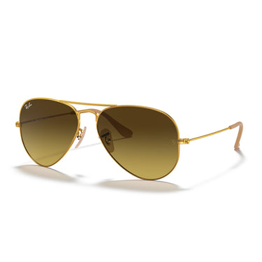 Ray-Ban Occhiali da Sole RB3025 112/85 Aviator Oro/Marrone Sfumato Unisex 2