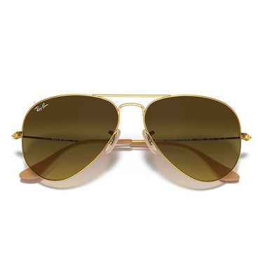 Ray-Ban Occhiali da Sole RB3025 112/85 Aviator Oro/Marrone Sfumato Unisex 6