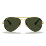 Ray-Ban Lunettes de Soleil RB3025 181 Aviator Gradient Or/Vert G-15 Unisexe