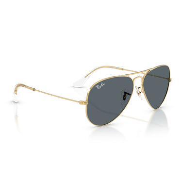 Ray-Ban Occhiali da Sole RB3025 9219R5 Aviator Gradient Oro/Blu Unisex 4