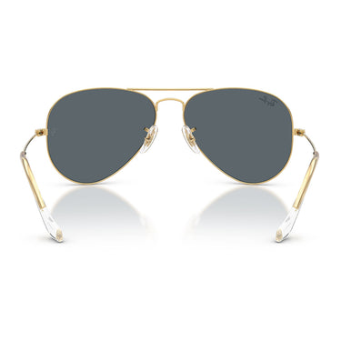 Ray-Ban Occhiali da Sole RB3025 9219R5 Aviator Gradient Oro/Blu Unisex 3