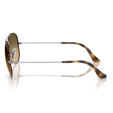 Ray-Ban Occhiali da Sole RB3025 92700A Aviator Gradient Havana Marrone Sfumato Unisex 2