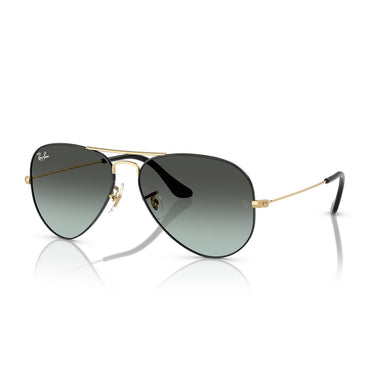 Ray-Ban Occhiali da Sole RB3025 9271GK Aviator Gradient Nero/Blu Sfumato Unisex