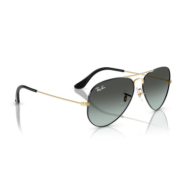 Ray-Ban Occhiali da Sole RB3025 9271GK Aviator Gradient Nero/Blu Sfumato Unisex