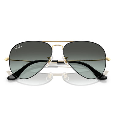 Ray-Ban Occhiali da Sole RB3025 9271GK Aviator Gradient Nero/Blu Sfumato Unisex