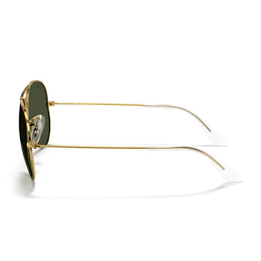 Ray-Ban Occhiali da Sole RB3025 L0205 Aviator Oro Arista/Verde G-15 Unisex 3
