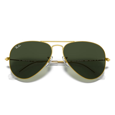 Ray-Ban Gafas de Sol RB3025 W3234 Aviator Oro/Verde G-15 Unisex
