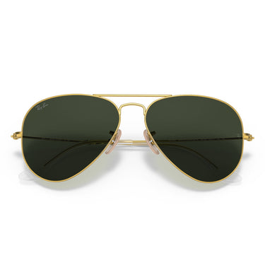 Ray-Ban Occhiali da Sole RB3025 W3400 Aviator Large Metal Oro Arista/Verde G-15 Unisex 5