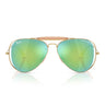 Ray-Ban Occhiali da Sole RB3029M 001/8N x Dolce & Gabbana The Outdoorsman Oro Arista/Grigio Verde Specchiato Unisex