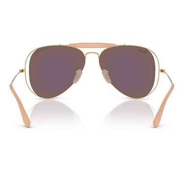 Ray-Ban Occhiali da Sole RB3029M 001/8N x Dolce & Gabbana The Outdoorsman Oro Arista/Grigio Verde Specchiato Unisex 3