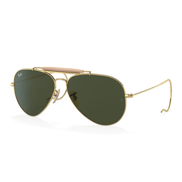 Ray-Ban Gafas de Sol RB3030 L0216 Outdoorsman I Oro/Verde G-15 Unisex