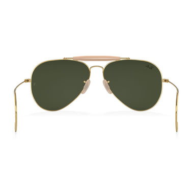 Ray-Ban Gafas de Sol RB3030 L0216 Outdoorsman I Oro/Verde G-15 Unisex