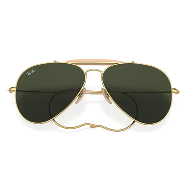 Ray-Ban Gafas de Sol RB3030 L0216 Outdoorsman I Oro/Verde G-15 Unisex