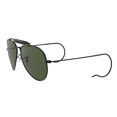 Ray-Ban Occhiali da Sole RB3030 L9500 Outdoorsman I Nero/Verde G-15 Unisex 1