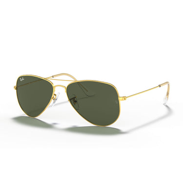 Ray-Ban Gafas de Sol RB3044 L0207 Aviator Small Metal Oro/Verde G-15 Unisex