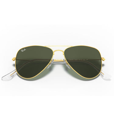 Ray-Ban Gafas de Sol RB3044 L0207 Aviator Small Metal Oro/Verde G-15 Unisex