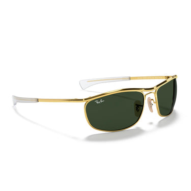 Ray-Ban Occhiali da Sole RB3119M 001/31 Olympian I Deluxe Oro Arista/Verde G-15 Unisex 4