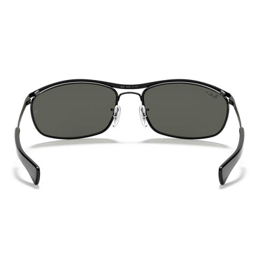 Ray-Ban Occhiali da Sole RB3119M 002/58 Olympian I Deluxe Nero/Verde G-15 Unisex Polarizzati 4