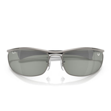 Ray-Ban Occhiali da Sole RB3119M 928040 Olympian I Deluxe x Star Wars Gunmetal Verde Specchiato Argento Unisex 5