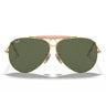 Ray-Ban Occhiali da Sole RB3138 001 Shooter Oro/Verde G-15 Unisex