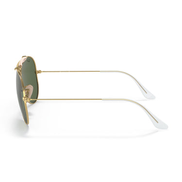 Ray-Ban Occhiali da Sole RB3138 W3401 Shooter Oro/Verde G-15 Unisex