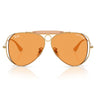 Ray-Ban Occhiali da Sole RB3138M 001 7 x Dolce & Gabbana The Shooter Oro Arista Arancione Unisex 