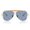 Ray-Ban Occhiali da Sole RB3138M 001/72 x Dolce & Gabbana The Shooter Oro Arista/Azzurro Unisex